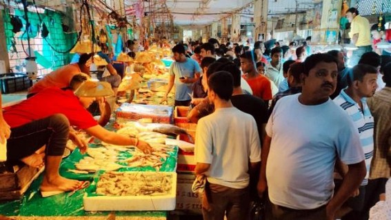 Bijoya Dashami : A day for celebration, heavy meals and get together : Heavy sales in fish, meat, sweet shops Bijoya Dashami : A day for celebration, heavy meals and get together : Heavy sales in fish, meat, sweet shops